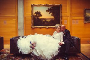 wedding photos at Yale museum in New Haven CT