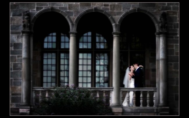 Wedding photography at Fairfield University