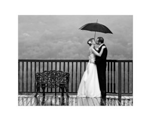 Rainy Wedding at St. Clements Castle