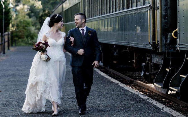 Lace Factory Wedding Photography-Essex Steamtrain